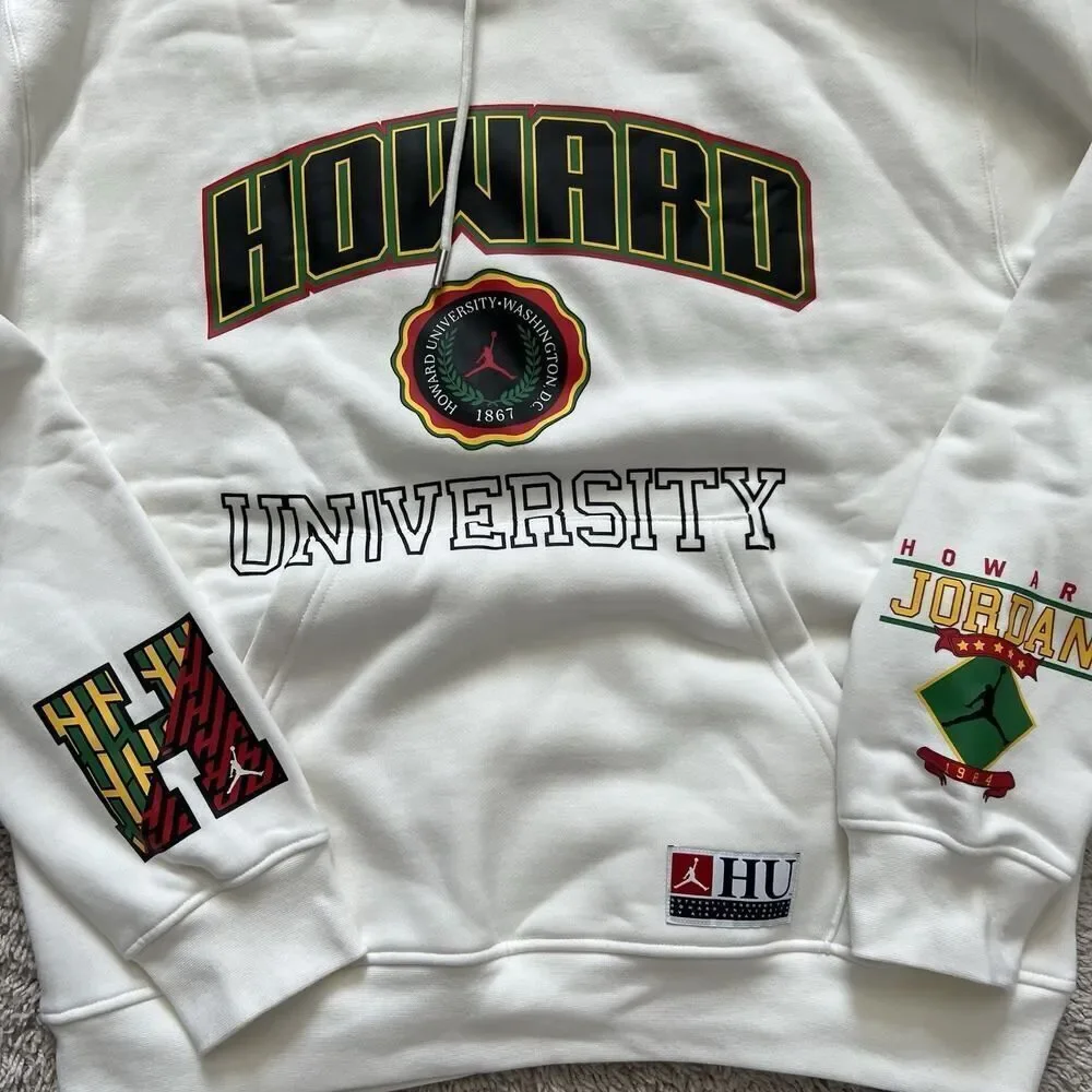 Jordan Men’s Size Large DC Howard University Fleece Hoodie HJ5908-133 NWT